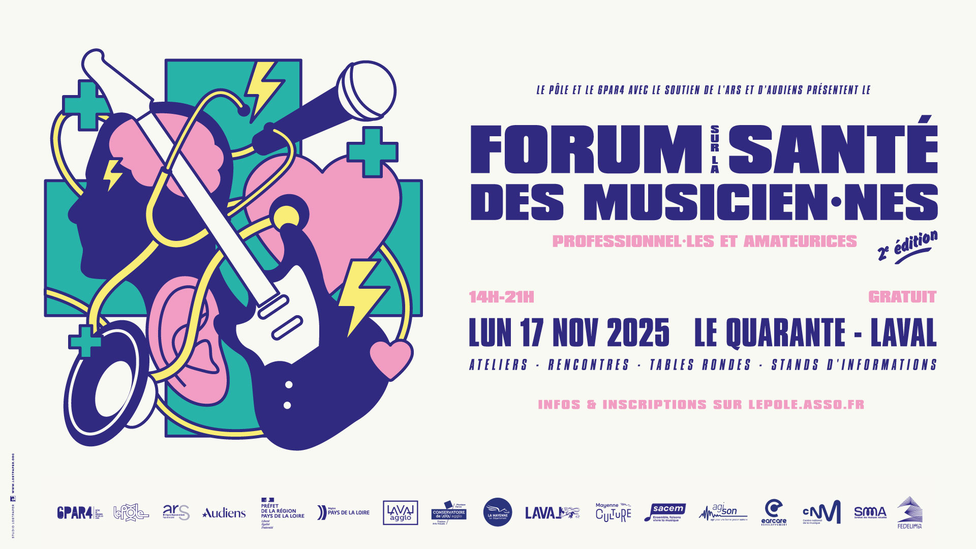 Forum sur la Santé des Musicien·nes 2025 Forum sur la Santé des Musicien·nes 2025
